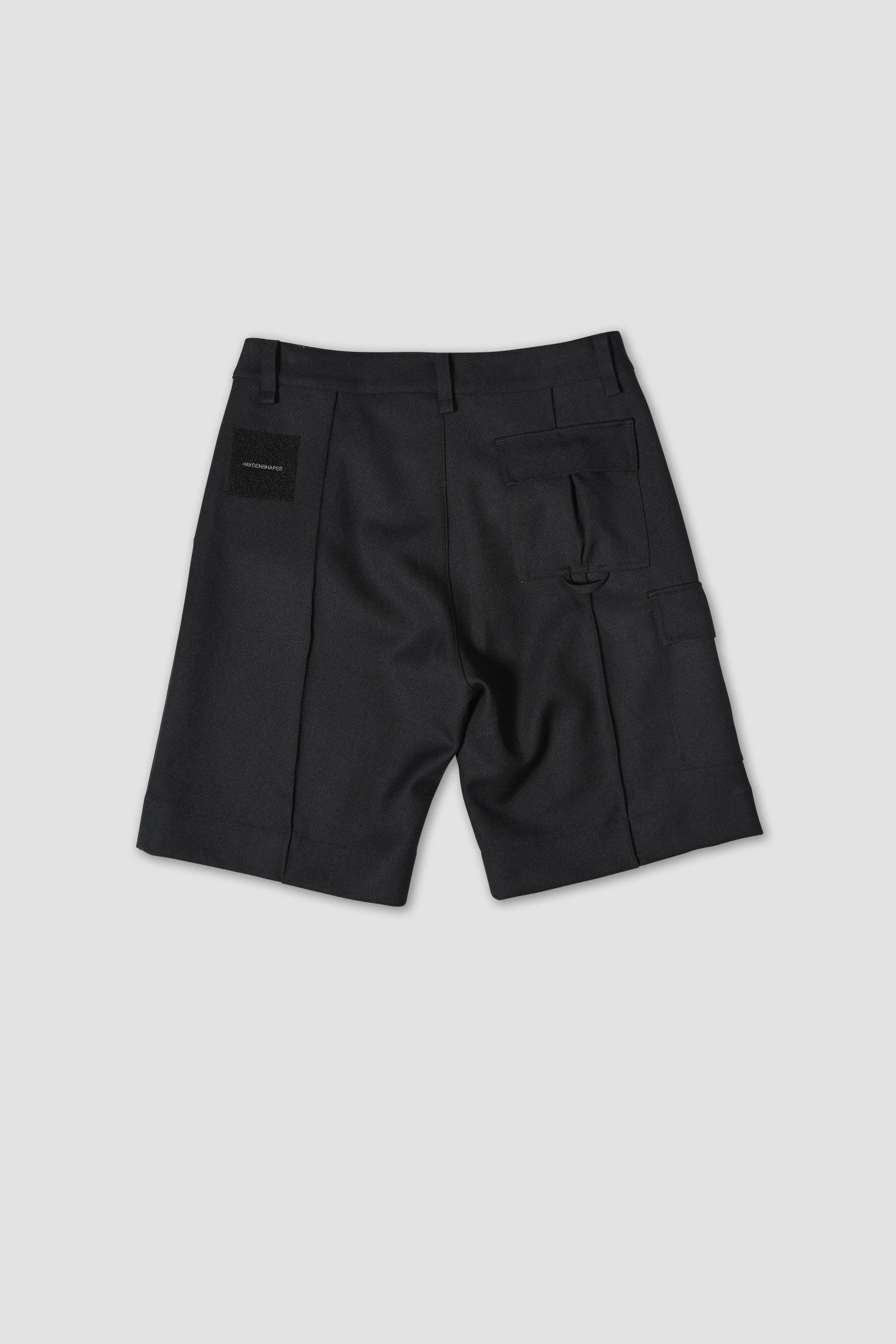 Merino Piston Pleated Patch Cargo Short - Black 8 Merino Piston Pleated Patch Cargo Short - Black - Image 6