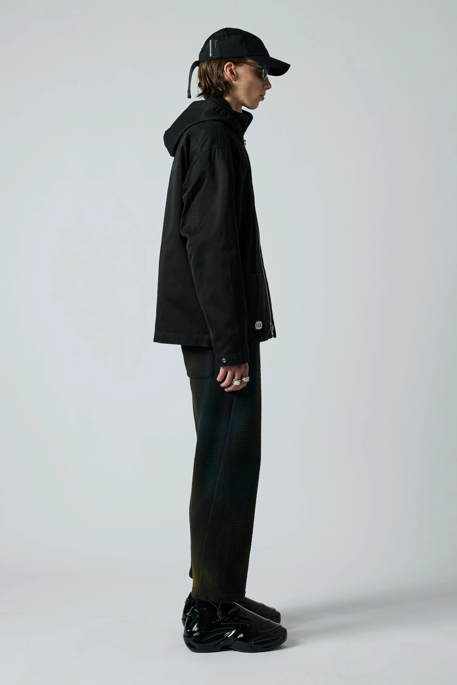 Lamination Hooded Jacket - Black 6 Lamination Hooded Jacket - Black - Image 4