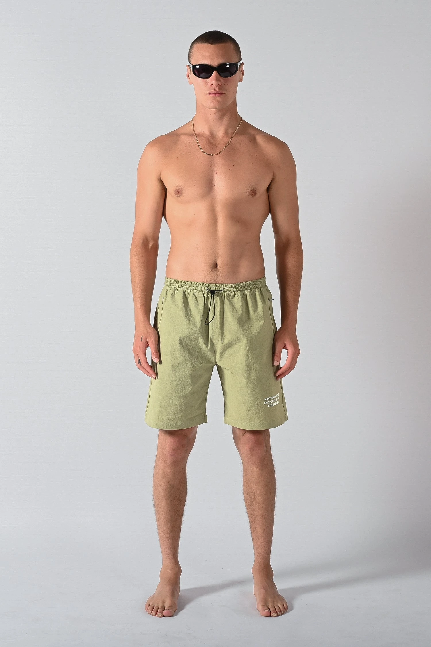 Tech Shorts - Leek 5 Tech Shorts - Leek - Image 3