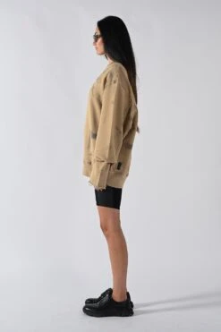 Cut Off Crew Sweater - Ash Brown Spray -Haydenshapes Surfboard Store 44 f11214e9 192e 445d 9a52 1280d3e84dcd