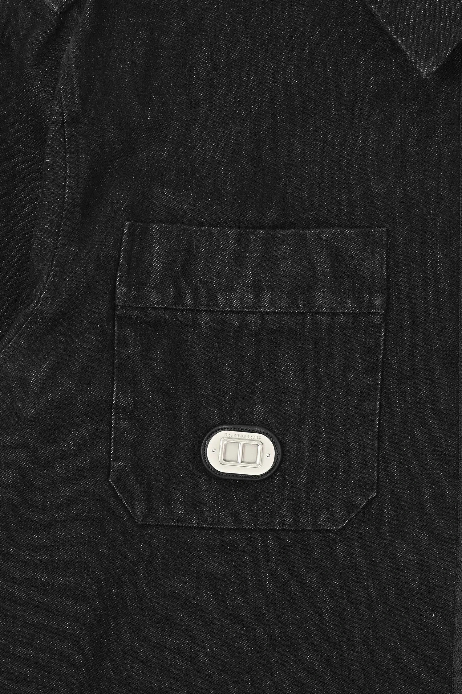 Denim Drop Shirt Jacket - Black 9 Denim Drop Shirt Jacket - Black - Image 7