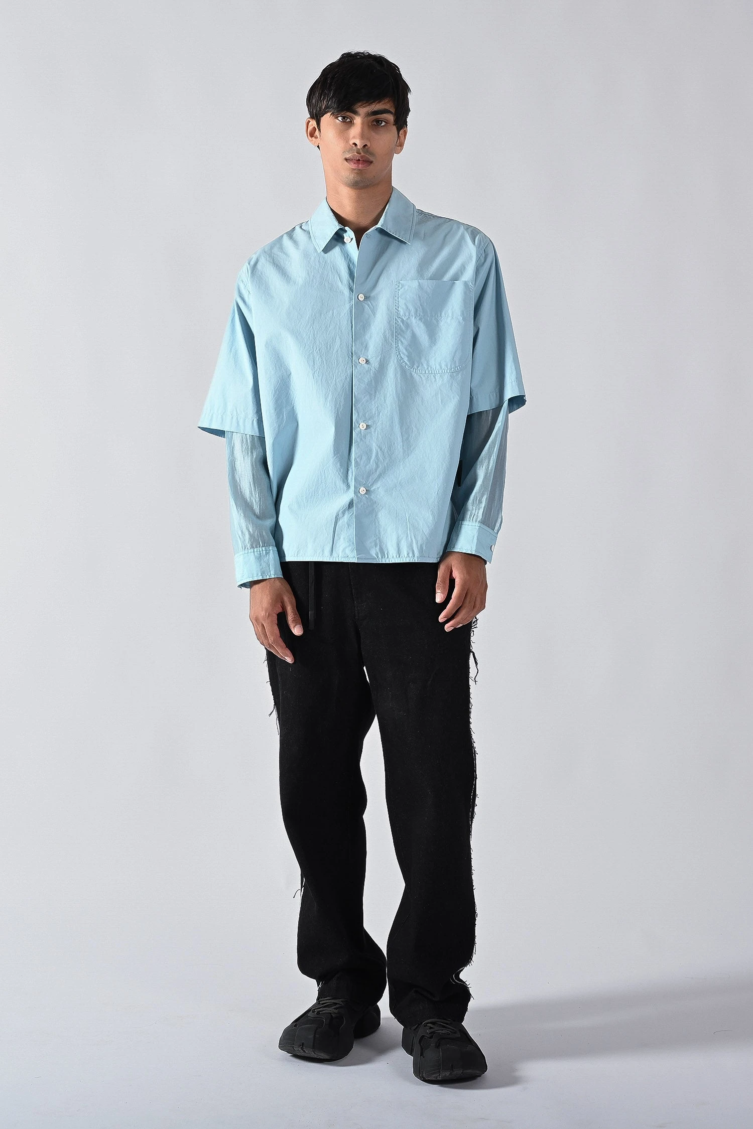 LS Double Layer Wave Seam Shirt 6 LS Double Layer Wave Seam Shirt - Image 4