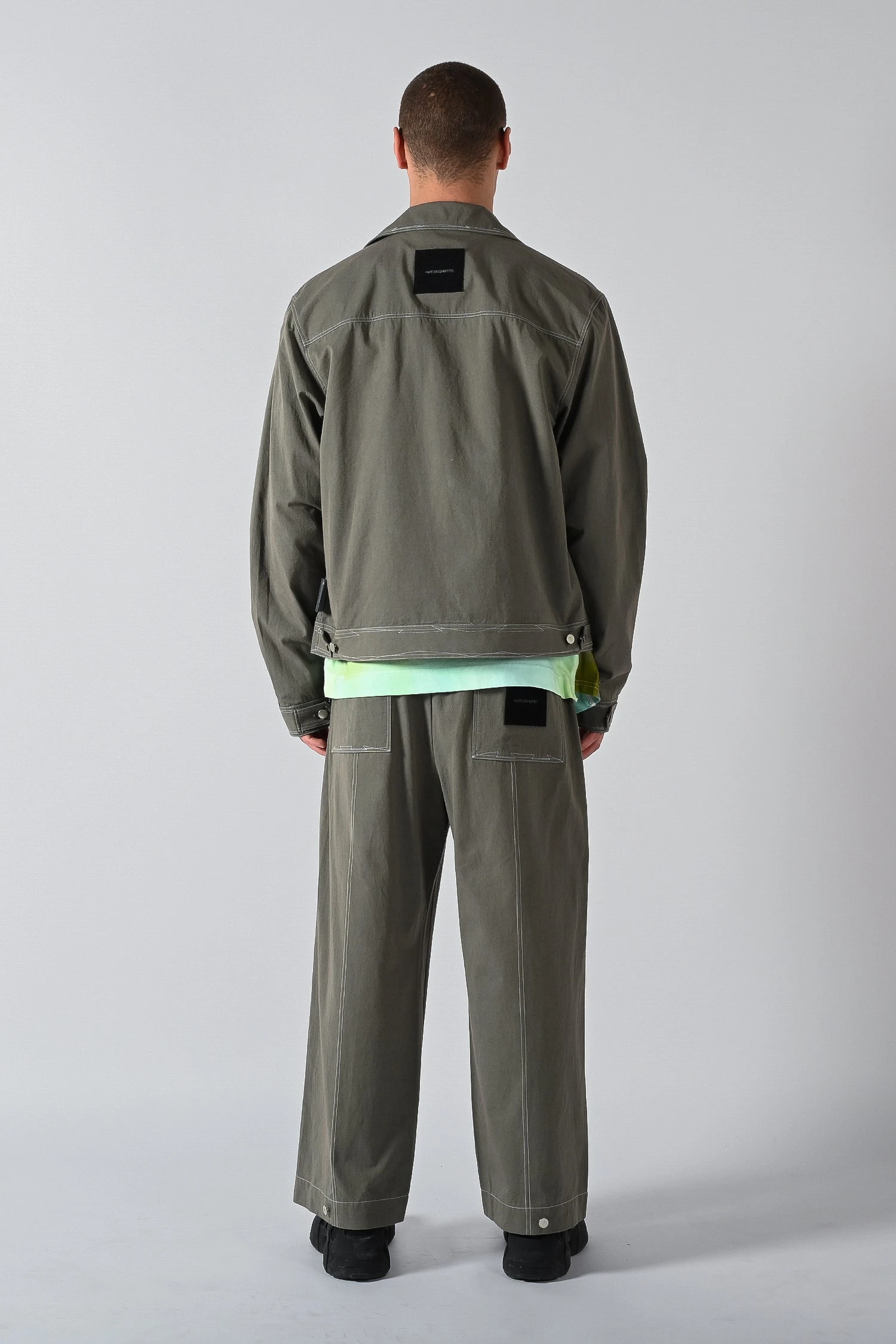 Prospect Cinch Cropped Jacket - Thyme 5 Prospect Cinch Cropped Jacket - Thyme - Image 3