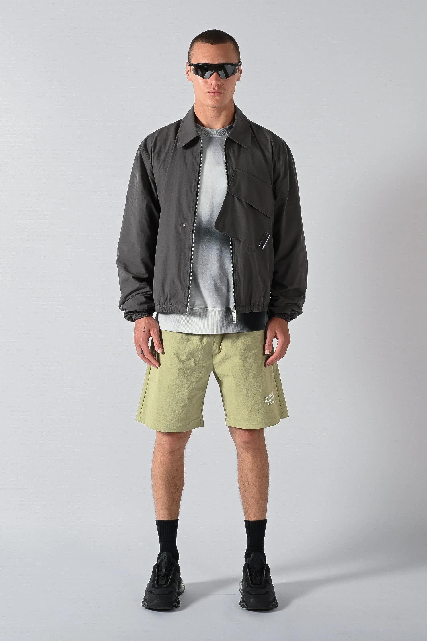 Tech Shorts - Leek 4 Tech Shorts - Leek - Image 2