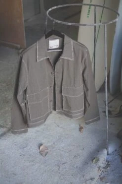 Prospect Cinch Cropped Jacket - Thyme 19 Prospect Cinch Cropped Jacket - Thyme -Haydenshapes Surfboard Store DSCF3057