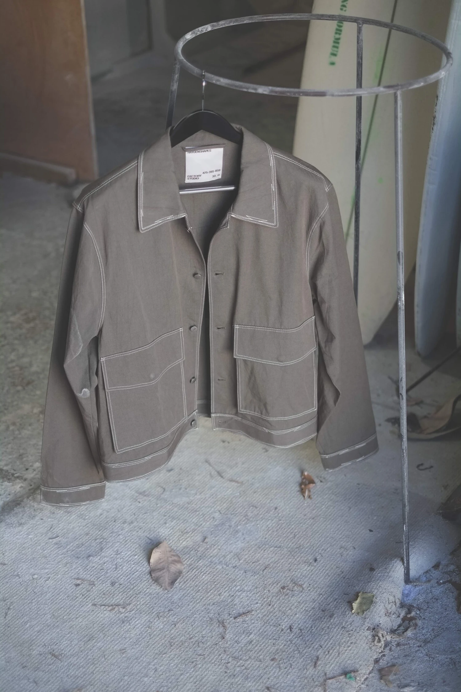 Prospect Cinch Cropped Jacket - Thyme 11 Prospect Cinch Cropped Jacket - Thyme - Image 9