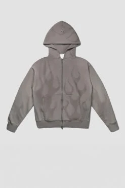 Flame Spray Zip HoodUnisex