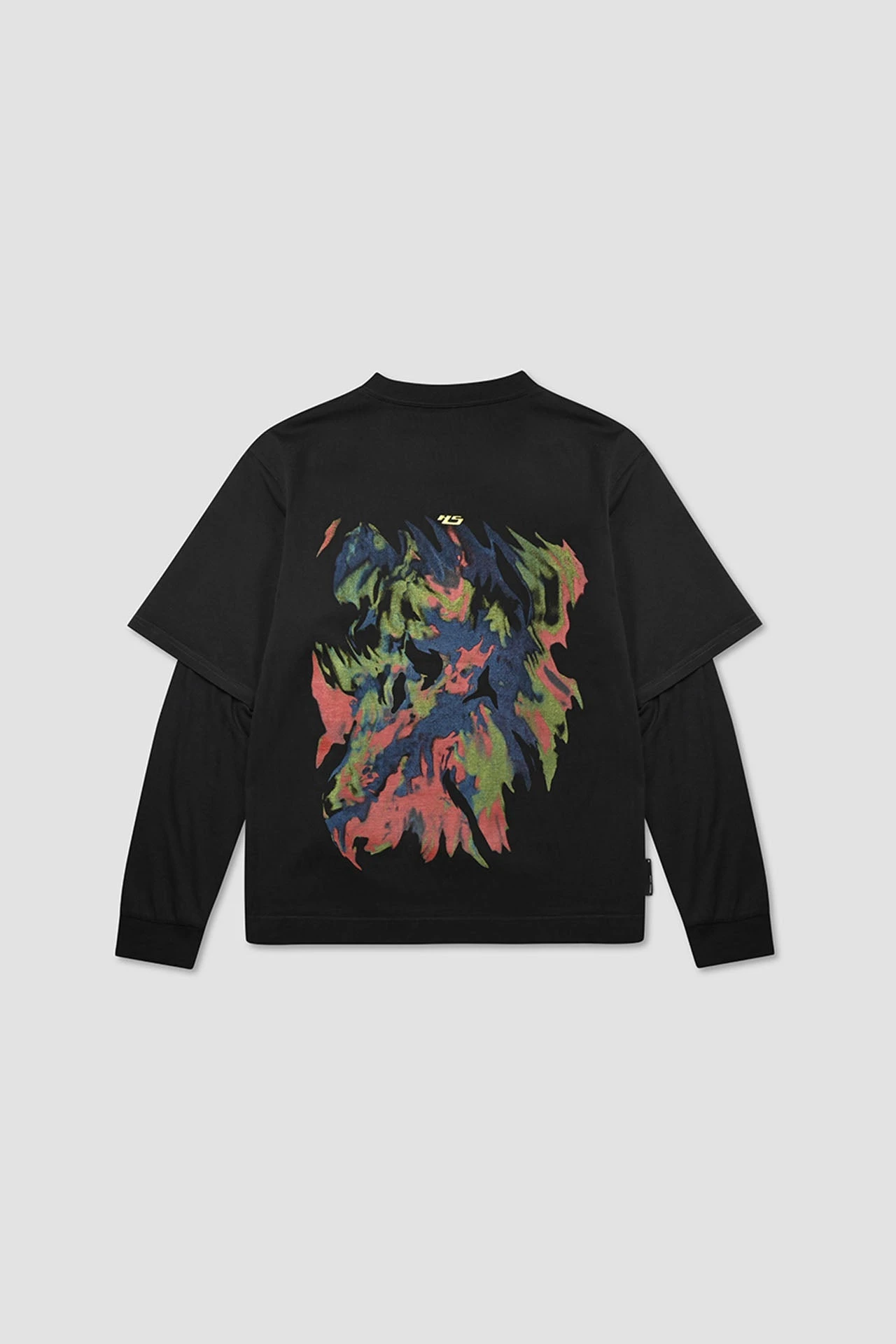 LS Double Tee Bleached FlameUnisex 3 LS Double Tee Bleached FlameUnisex