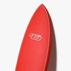 Hypto Krypto Twin Pin FutureFlex - Signal Red Pinline -Haydenshapes Surfboard Store HKTWINPIN RED FF STUDIO 1