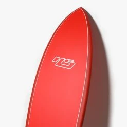Hypto Krypto Twin Pin FutureFlex - Signal Red Pinline -Haydenshapes Surfboard Store HKTWINPIN RED FF STUDIO 2