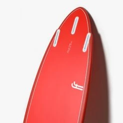 Hypto Krypto Twin Pin FutureFlex - Signal Red Pinline -Haydenshapes Surfboard Store HKTWINPIN RED FF STUDIO 3