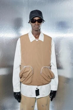 Insulated Gilet Buster -Haydenshapes Surfboard Store HS 22AP 1028 INSULATED GILET BUSTER ASH BROWN STYLE WEB