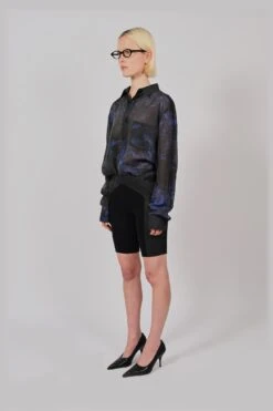 LS Sheer Black Sea Button Up ShirtUnisex -Haydenshapes Surfboard Store HS SS24 3003 Angle 0ef88382 0482 4fa0 96b8 34045536b551