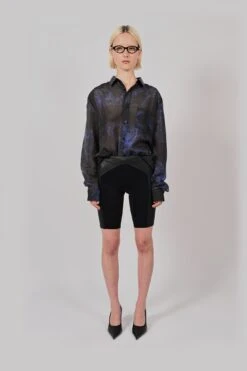 LS Sheer Black Sea Button Up ShirtUnisex -Haydenshapes Surfboard Store HS SS24 3003 Front 483c61d4 5a11 439d 8b3b fe95b378f6bb