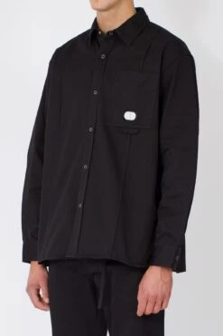 Concave Oversize Shirt - Black -Haydenshapes Surfboard Store IMG 4501 31d1bdd3 582d 4fed a2dc e76a4eb53a95