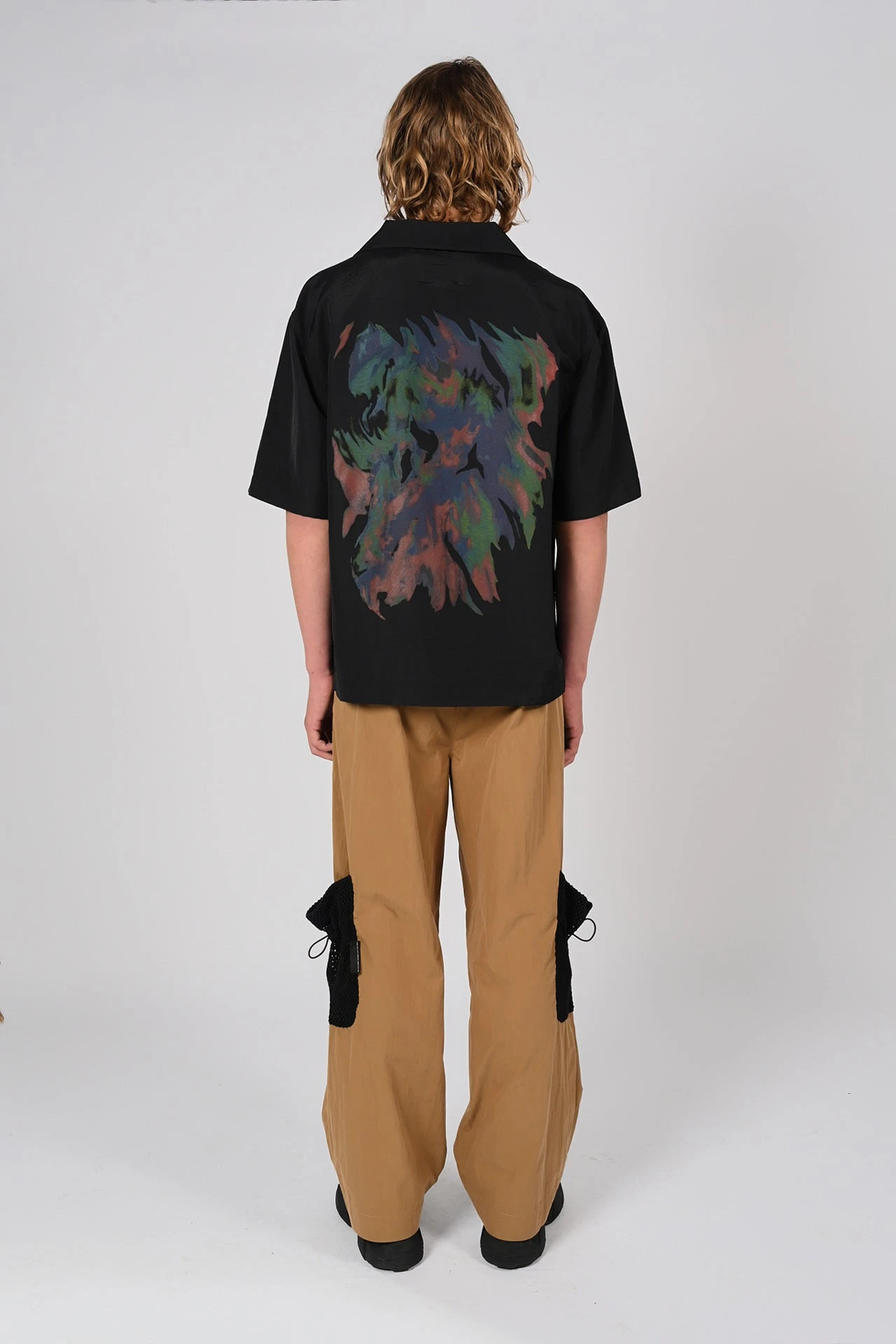 SS High Water Shirt Bleached Flames 7 SS High Water Shirt Bleached Flames - Image 5