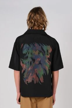 SS High Water Shirt Bleached Flames 15 SS High Water Shirt Bleached Flames -Haydenshapes Surfboard Store M HS SS24 3005 D1