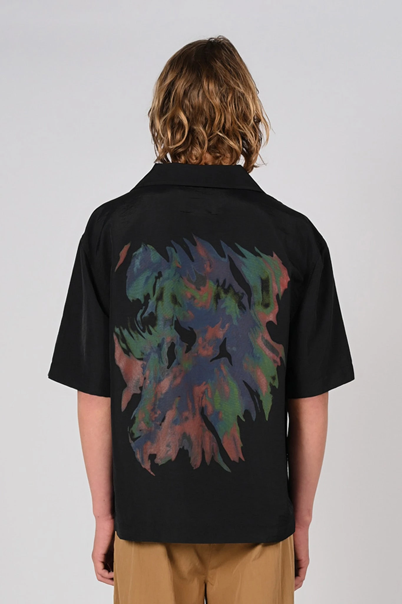 SS High Water Shirt Bleached Flames 9 SS High Water Shirt Bleached Flames - Image 7