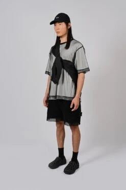 PlexusTM Mesh Layered Shorts 14 PlexusTM Mesh Layered Shorts -Haydenshapes Surfboard Store M HS SS24 4007 Angle