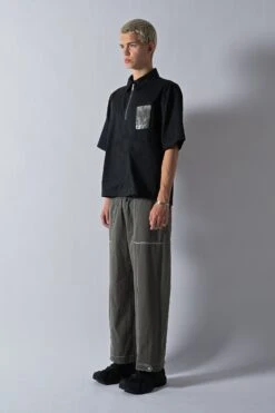 Solace Qtr Zip Shirt - Black -Haydenshapes Surfboard Store QUATER