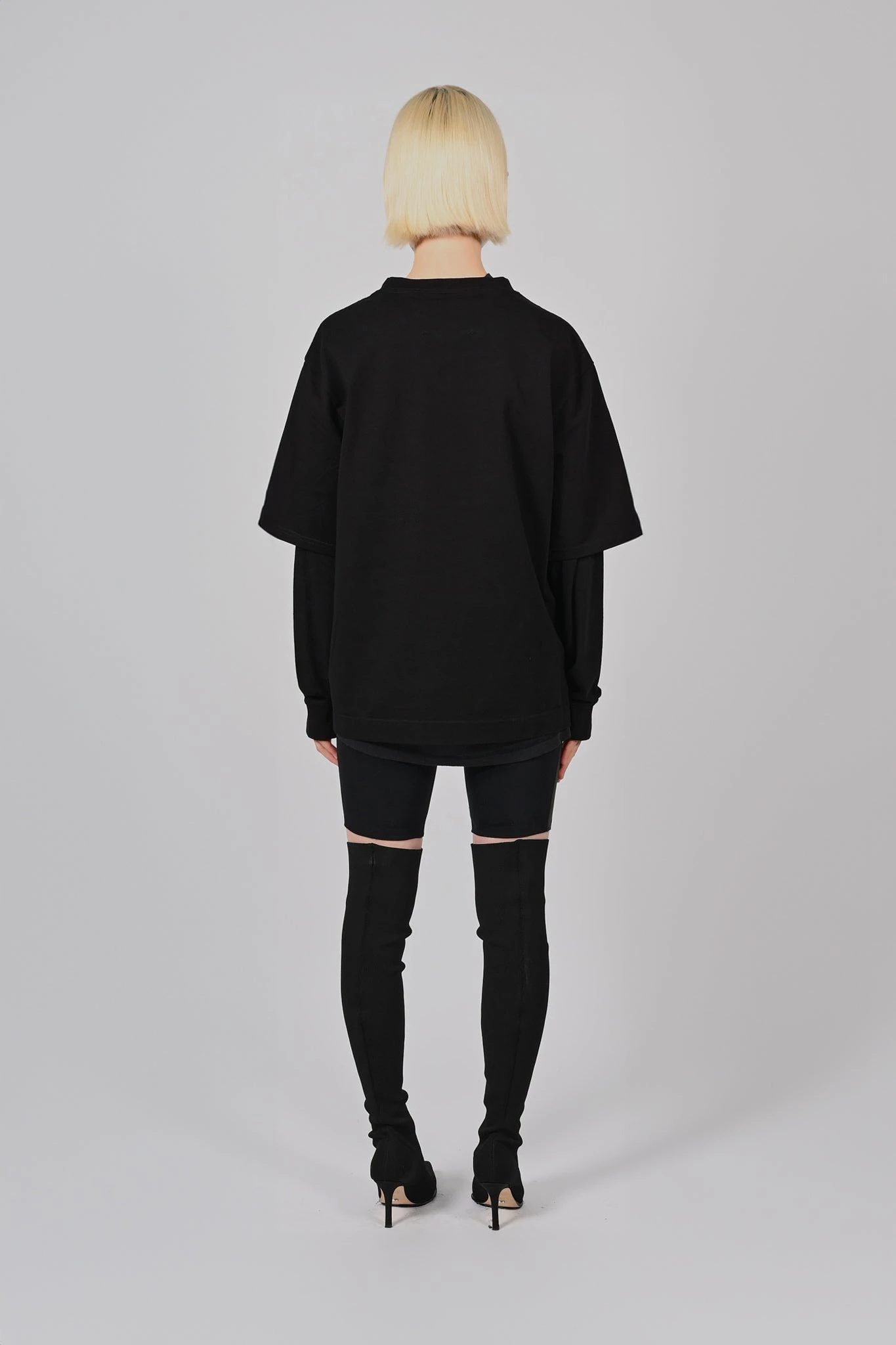 LS Double Tee Bleached FlameUnisex 7 LS Double Tee Bleached FlameUnisex - Image 5