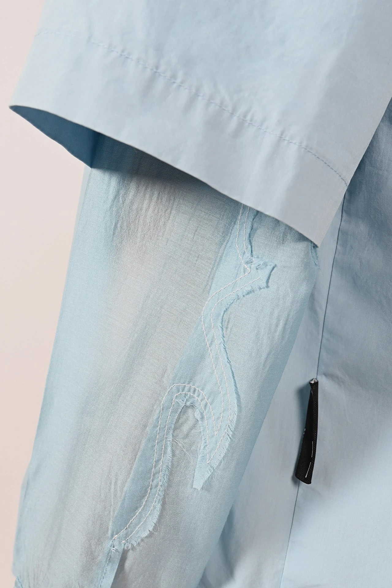 LS Double Layer Wave Seam Shirt Unisex 4 LS Double Layer Wave Seam Shirt Unisex - Image 2