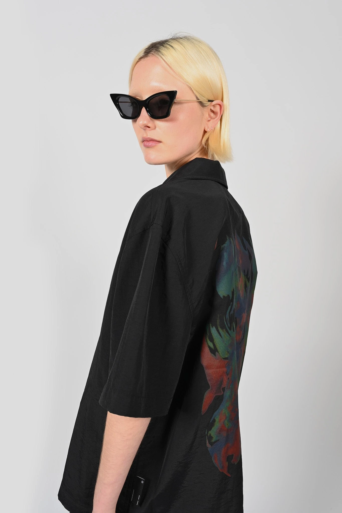 SS High Water Shirt Bleached FlamesUnisex 5 SS High Water Shirt Bleached FlamesUnisex - Image 3