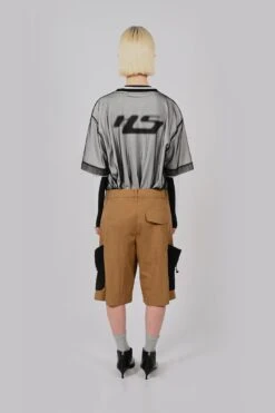 Net Pocket Cargo ShortsUnisex -Haydenshapes Surfboard Store W HS SS24 4006 Back