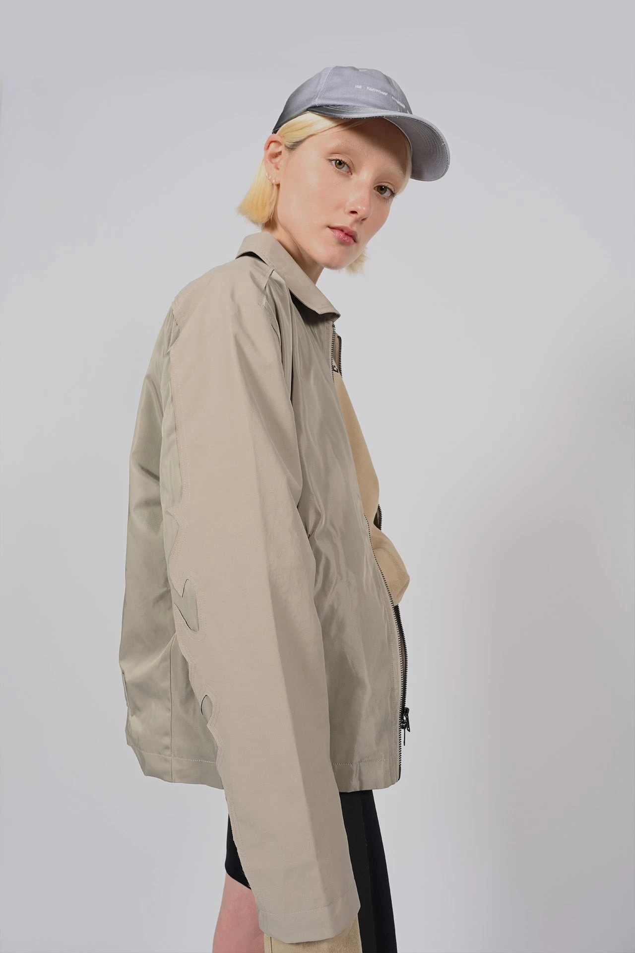Wave Seam Cropped JacketUnisex 4 Wave Seam Cropped JacketUnisex - Image 2
