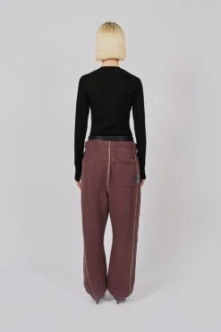 Volume Track Pants - BurgundyUnisex 15 Volume Track Pants - BurgundyUnisex -Haydenshapes Surfboard Store W PANTS Back