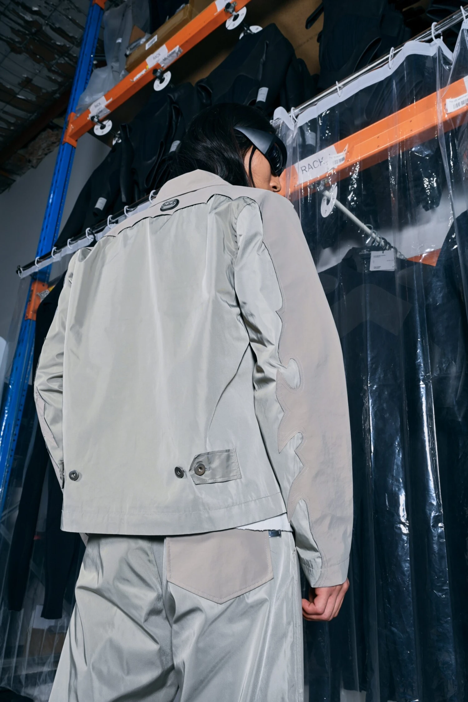 Wave Seam Cropped Jacket 5 Wave Seam Cropped Jacket - Image 3